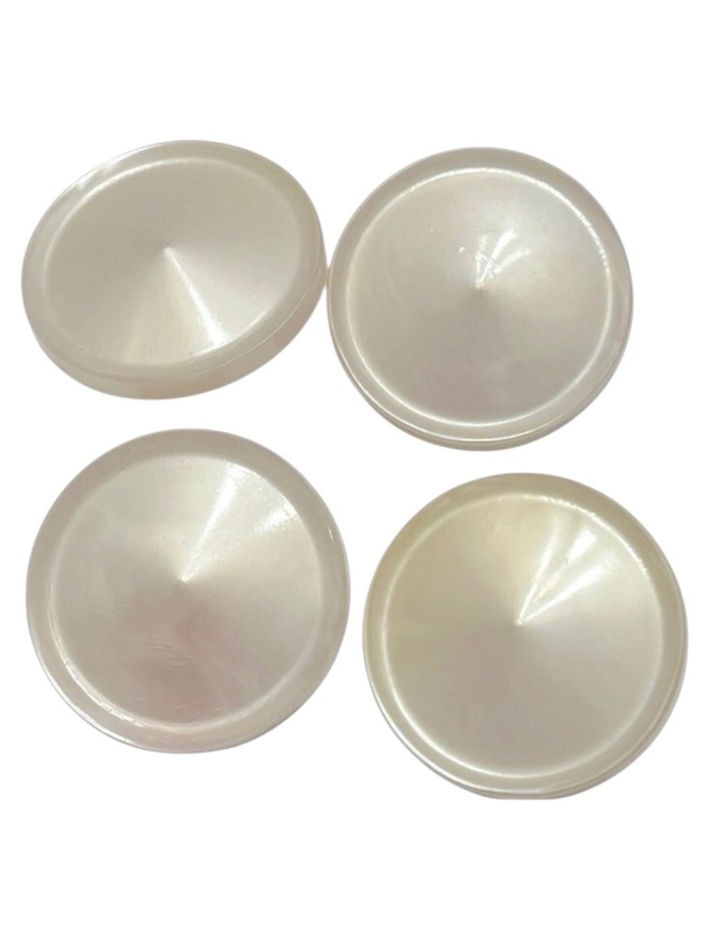 Vintage Pearl like Plastic Shank Buttons